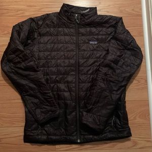 Patagonia Nano Puff Water Resistant Black Jacket L